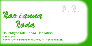 marianna noda business card
